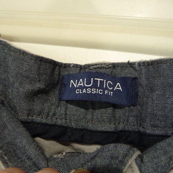 NAUTICA CLIPPPER CHINO PANTS 34X34 GRAY - Picture 9 of 12